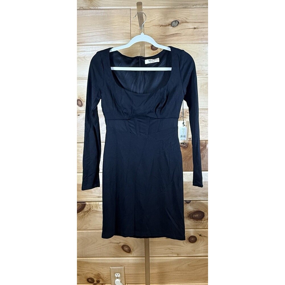 Bailey 44 Gizella mini bodycon dress black in color   NWT  Size‎ S  Retail $218